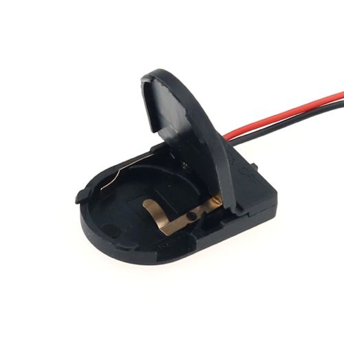 3 volt CR2032 Battery Holder with wires & on/off switch